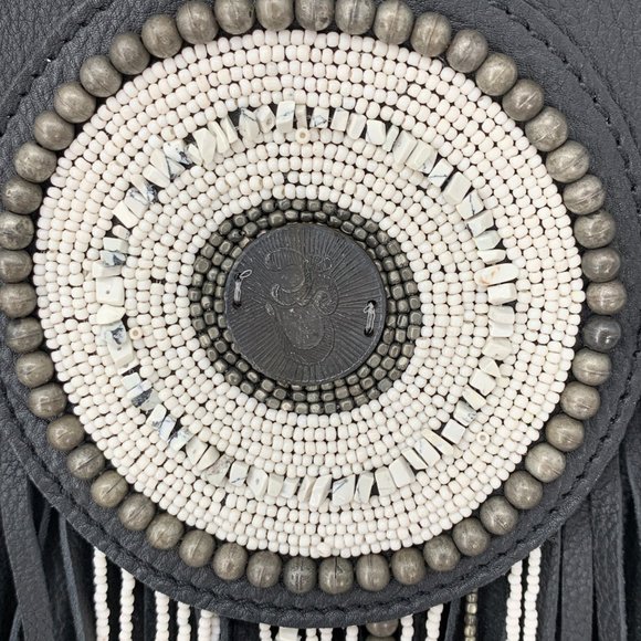 Sam Edelman Black Crossbody Bag with Fringe - Picture 7 of 12